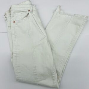 Women All Saints white Jean. Size 27